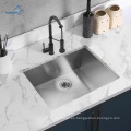 Producto popular de acero inoxidable hecho a mano 304 Base de cuenca de tazón Un solo tazón de baño Fregadero